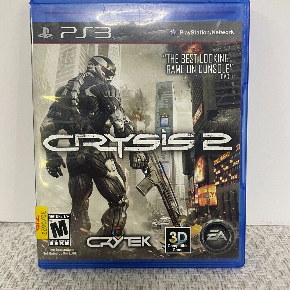 Crysis 2 Video Game for Sony Playstation 3